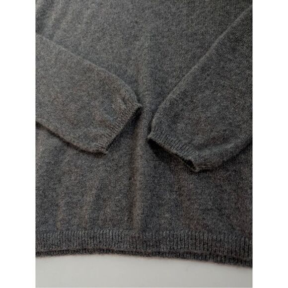 Sutton Studio Cashmere Sweater Womens Large Gray Classic Timeless Minimalist - Picture 12 of 12